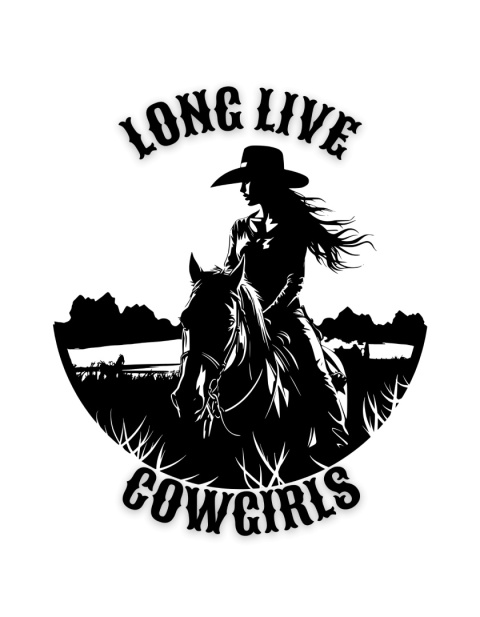 Bluza z nadrukiem Long Live Cowgirls Bluza z nadrukiem Long Live Cowgirls