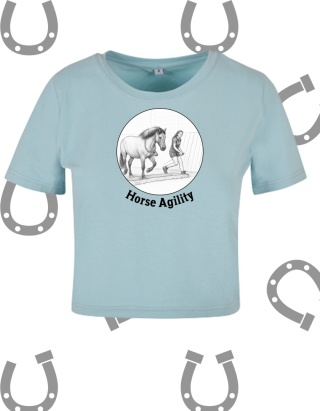 Crop top GM-Naturalship "Horse Agility"