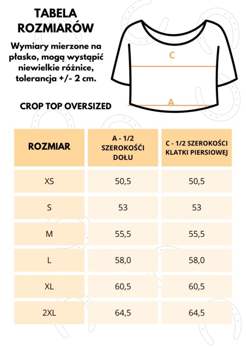 Crop top GM-Naturalship "Migdałek"