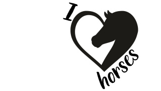Koszulka I love horses