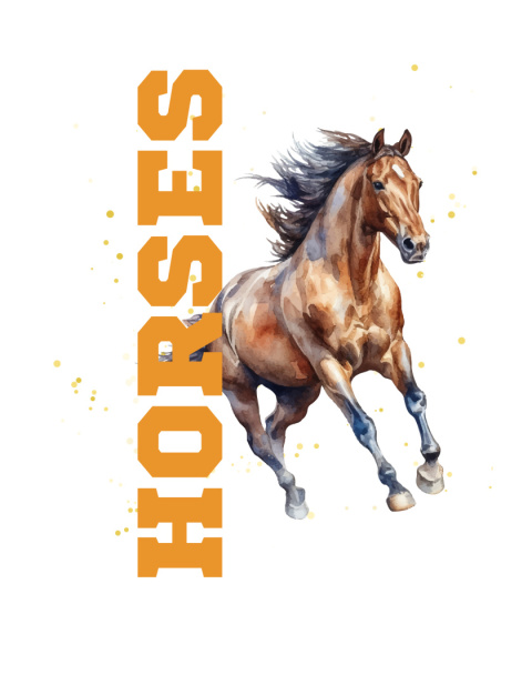 Koszulka Horses - Dostępna od ręki - Rozmiar L Koszulka Horses - Dostępna od ręki - Rozmiar L