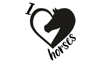 Lekka bluza rozpinana damska I love Horses